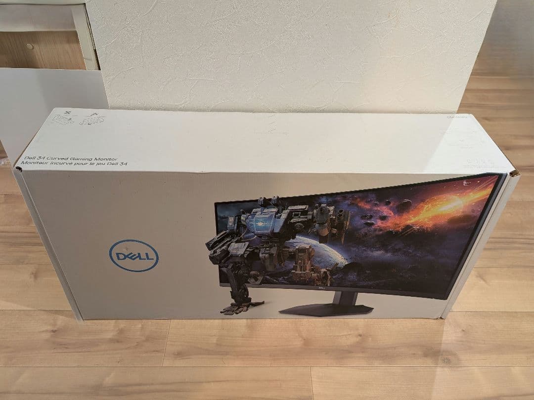 【美品】Dell S3422DWG 34インチ 曲面 ウルトラワイドモニター