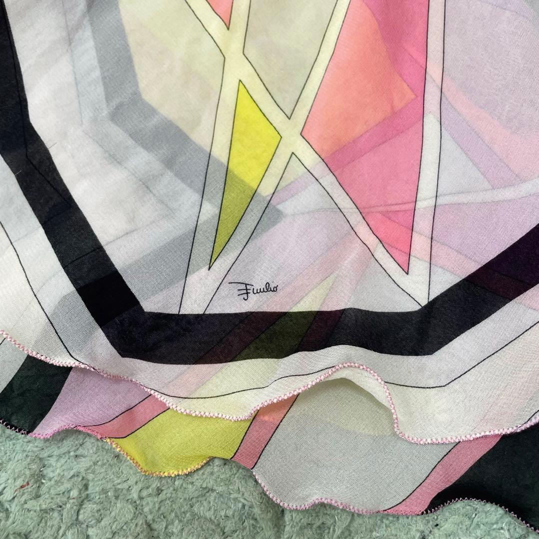 【美品】EMILIO PUCCI エミリオプッチ シルクキャミソールトップス