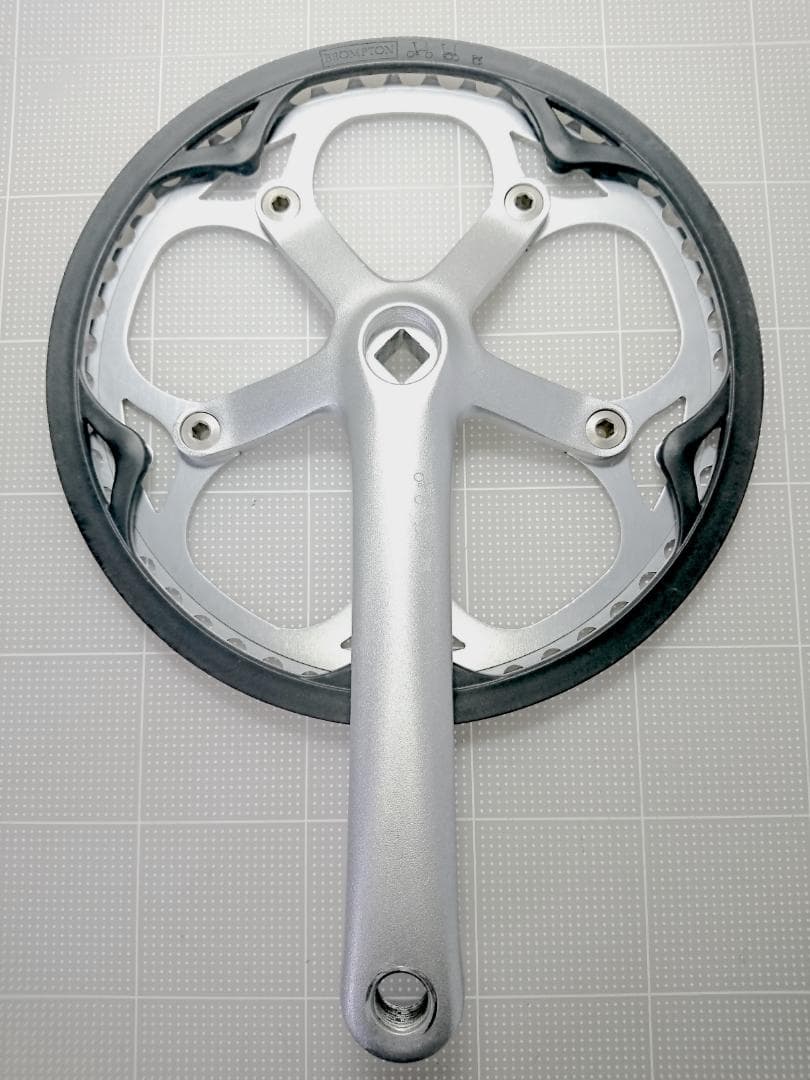 【美品】Brompton 純正 左右 クランクセット シルバー ブロンプトン