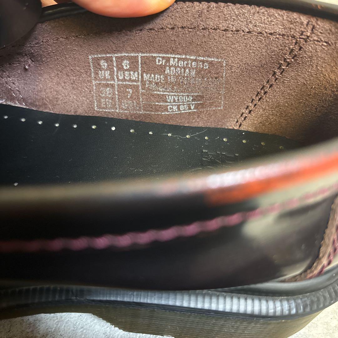 美品✨️ドクターマーチンADRIANタッセルローファー チェリーレッド UK5