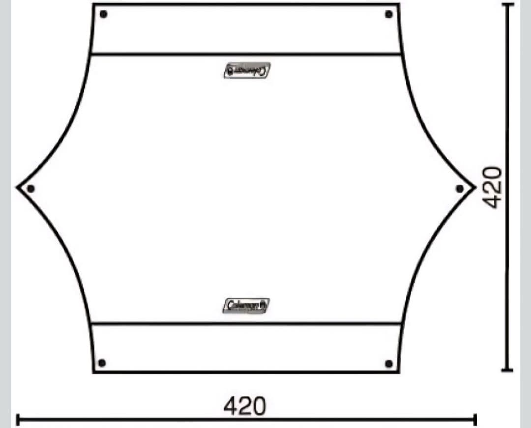 Coleman Hexa Light II タープ