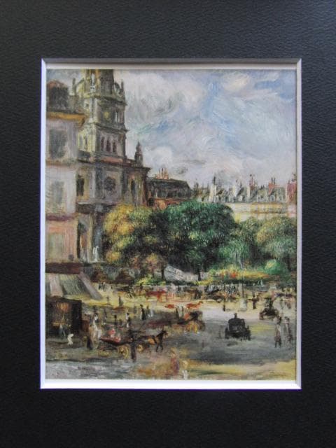 オーギュスト・ルノワール、【トリニテ広場(パリ)】、高級画集画