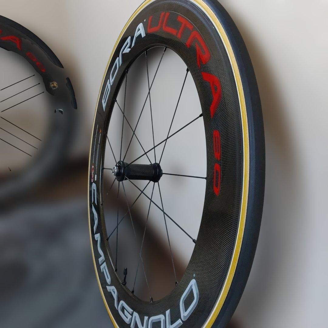 カンパニョーロボーラー ウルトラ80 ホイール前後 Lookフレーム は除く