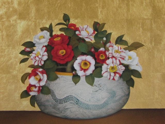 黒田悦子、青龍春嬌、希少な画集より、新品高級額・額装付、状態良好