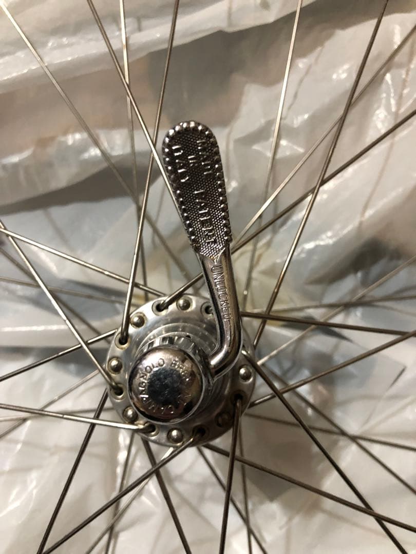 ビンテージMavic GP4M カンパニョーロCレコードハブ36H完組チューブラ