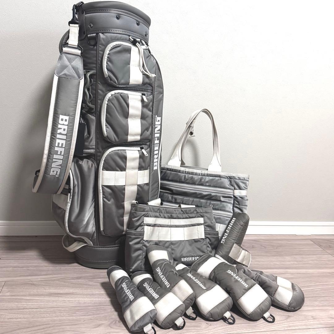 【K.O】ブリーフィング　ゴルフ　キャディバッグ・ゴルフバッグ　セット