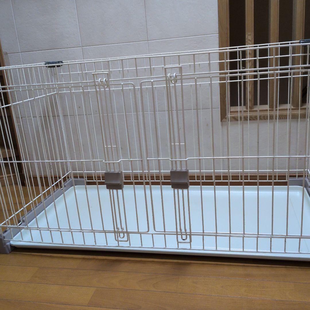 犬　アイリスオーヤマ　サークル　中型犬　ゲージ　オープン　ドア　ケージ　大型犬