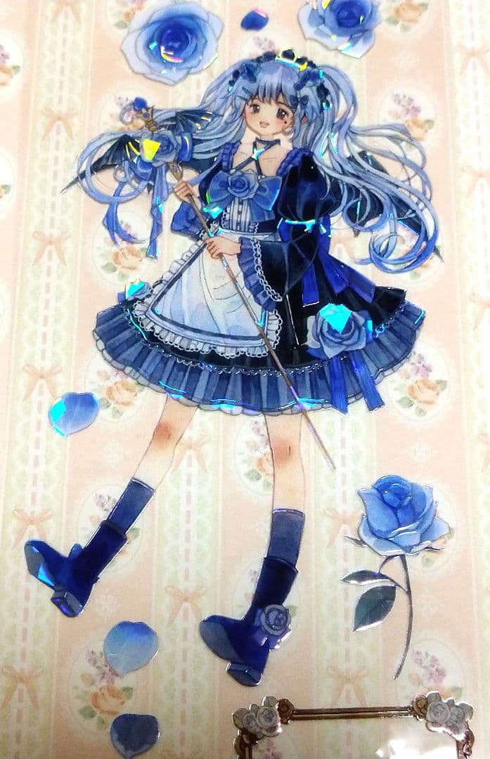 J650＃血色乐园(贝壳光)森遇切り売り海外人物マステ女の子