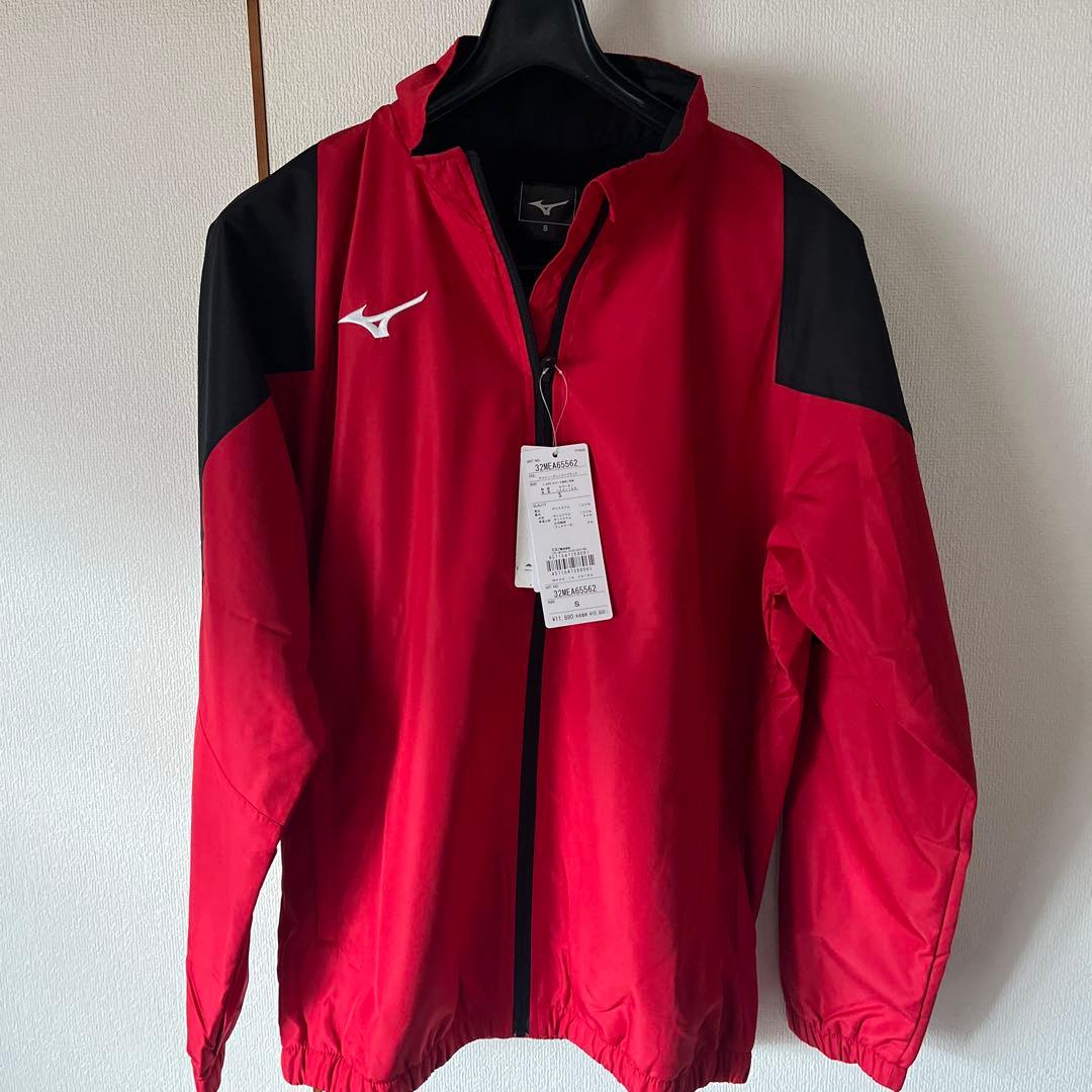 Mizuno ウィンドブレーカー Sサイズ レッド×ブラック