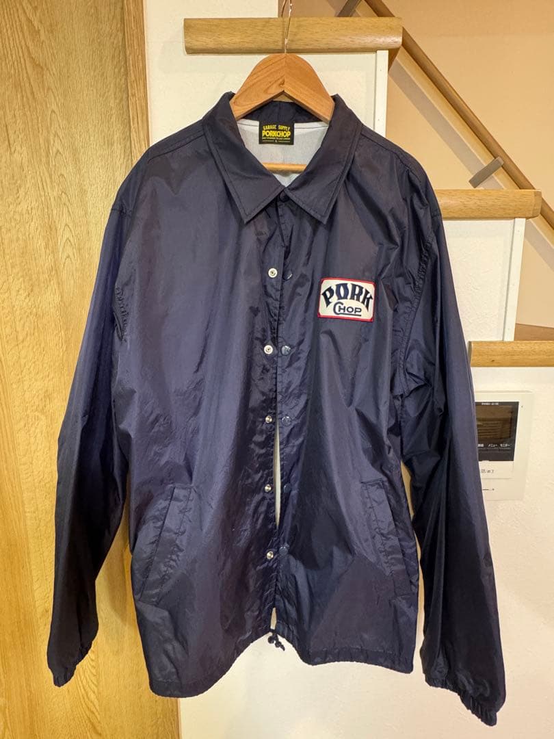 PORKCHOP ポークチョップ　コーチジャケット　ネイビー　L