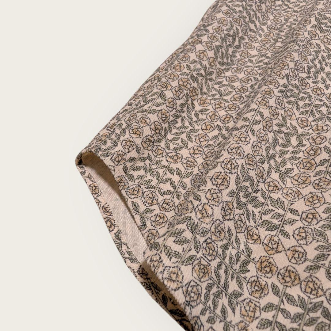 新品　Parkes　パークス　リバティ　バンドカラー　プルオーバー　シャツ　М