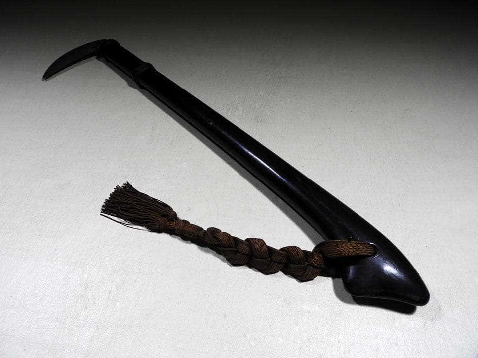 ●武具 趣きある鳶口 手かぎ 手鉤 消防 又鬼 忍者 古民具 全長50㎝程度