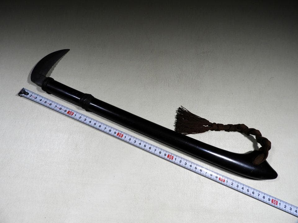 ●武具 趣きある鳶口 手かぎ 手鉤 消防 又鬼 忍者 古民具 全長50㎝程度