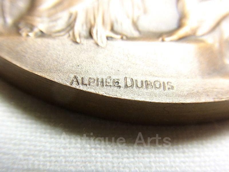 《m6466》農業労働者を知識へ導くマリアンヌ フランス アンティーク メダル