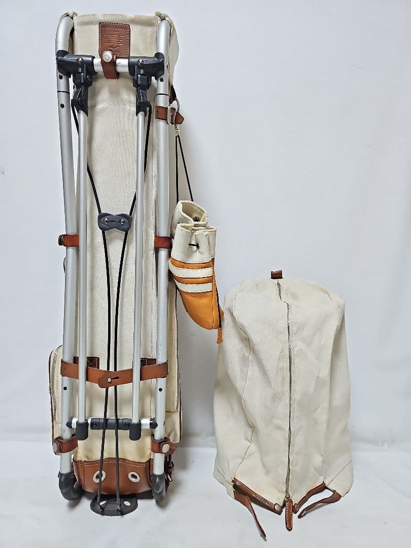 希少　ミズノ　木ノ庄帆布　フレームウォーカー　スタンドキャディバッグ