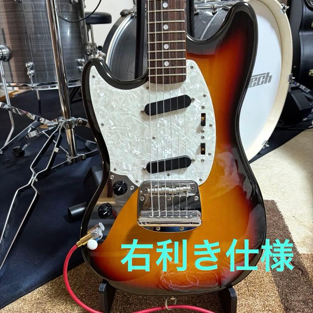 fender Japan mustang （レフティー改右利き用 )
