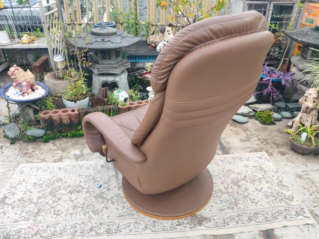 (至福の時) カリモク☆ampio☆本革リクライナーPチェア（35.8万)