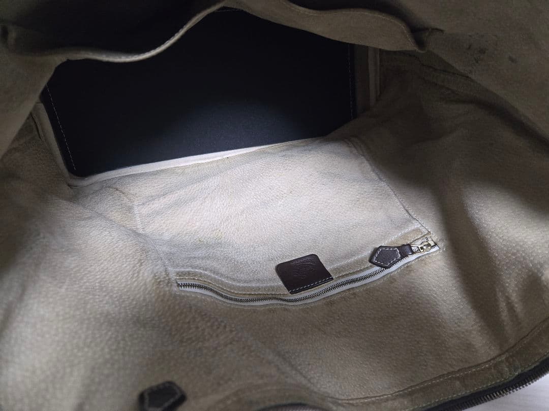 Cisei ダークブラウン レザー 2wayショルダーバッグ