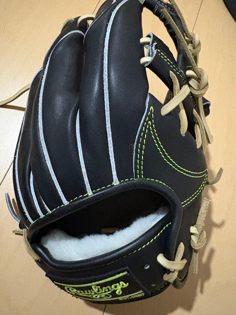 Rawlings wizard 02 軟式グローブ 黒/ベージュ