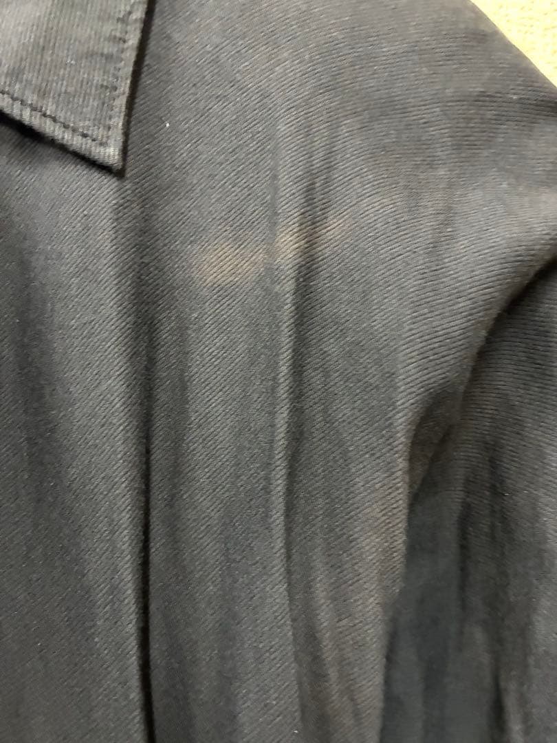 コムデギャルソン　変形デザイン長袖シャツトップス　黒　ブラック