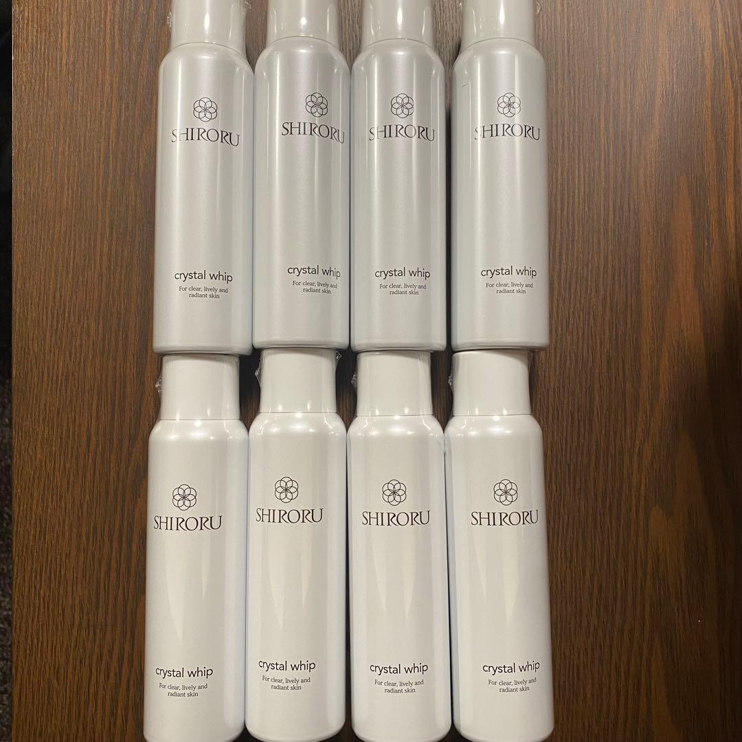 ア*ア様 新品未開封 SHIRORU クリスタルホイップ 120g×8本 炭酸泡