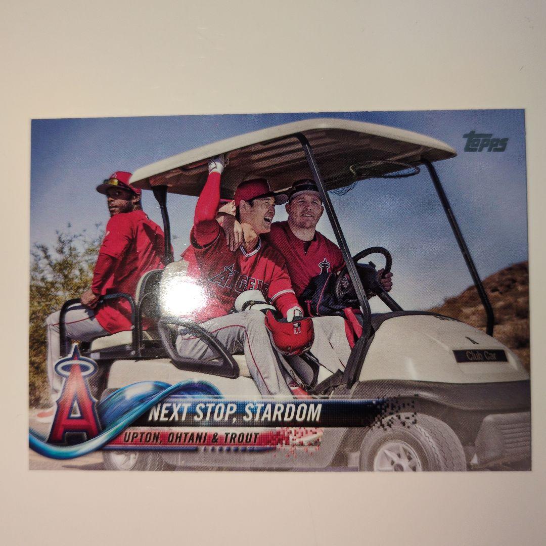 【希少】大谷翔平、トラウトカートカード