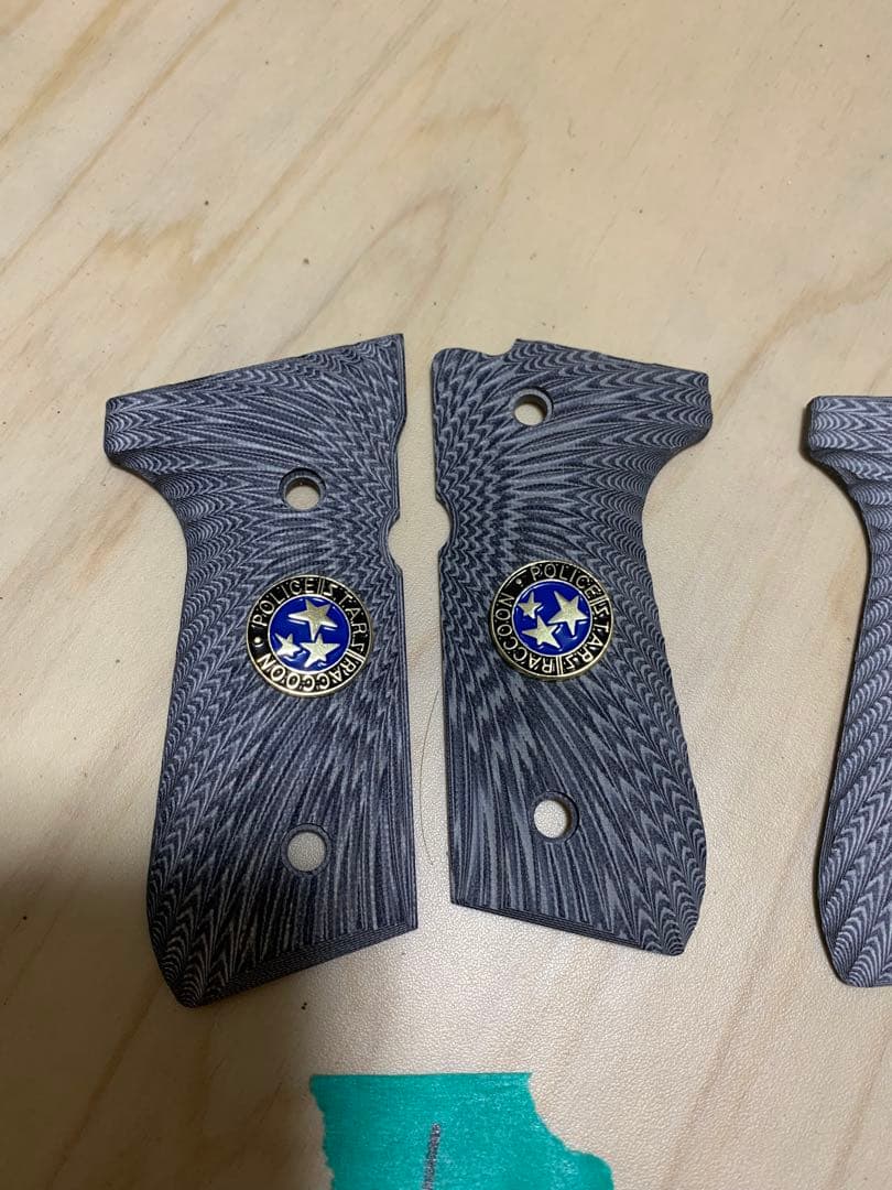 新品 ベレッタ M9 、M92F 、M9A1 G10素材グリップサムライエッジ風