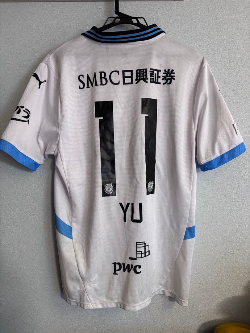川崎フロンターレ 11番 YU選手 ユニフォームLサイズ