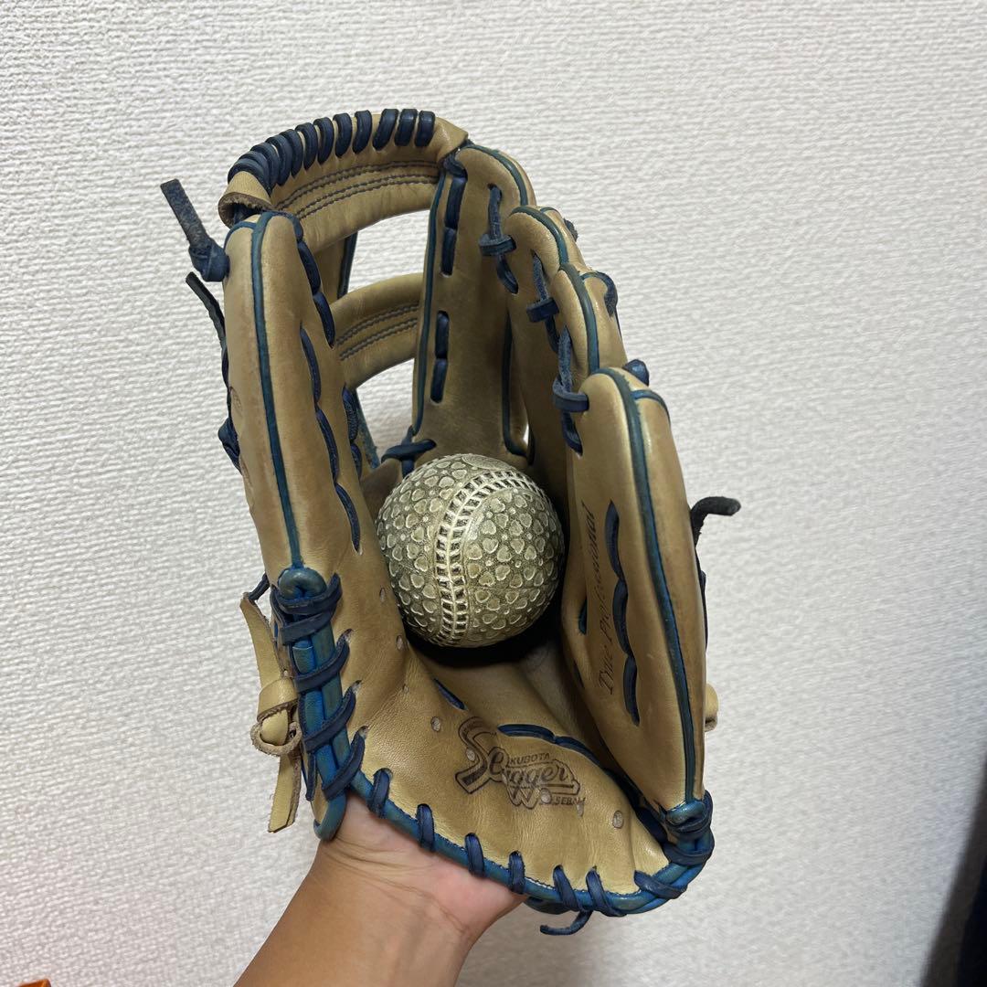 (本日限定)久保田スラッガー　軟式オーダーグローブ　京田選手モデル