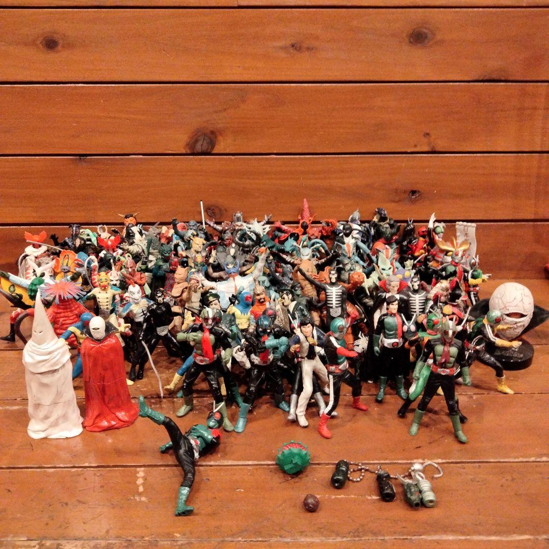 仮面ライダー HG 1号 2号 V3 フィギュア 怪人ショッカー首領 計110体