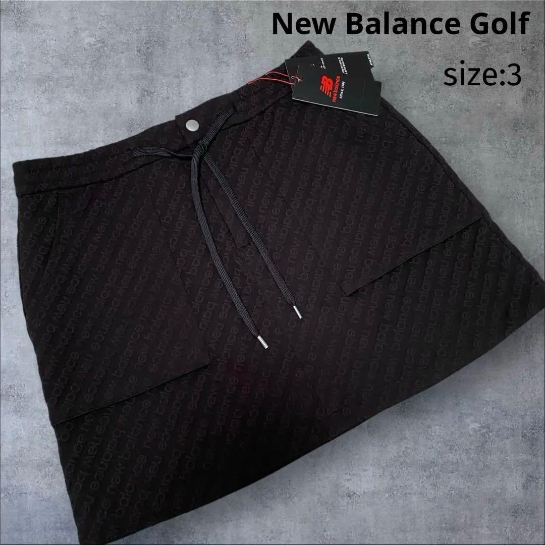 新品未使用　New Balance Golf ロゴ　スカート　BLACK 3