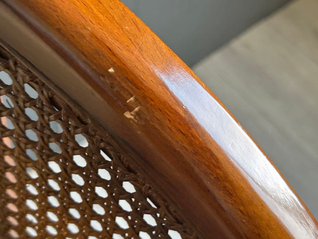 ②karimoku カリモク　1Pソファ　ソファ　コロニアル　洋風　ラタン　nn