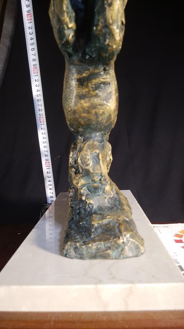 や*す様 ブロンズ像 西望「春風」ペガサス天馬 高3４c重６kg/彫刻銅像/干支