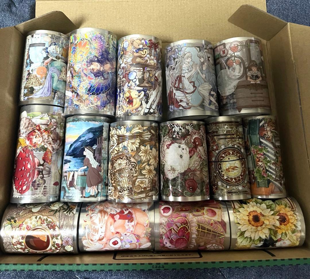 ④PETテープ　まとめて　マスキングテープ　海外　くま　女の子