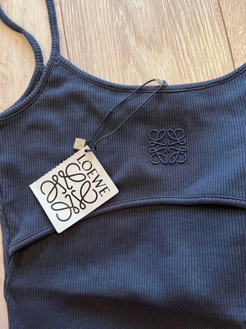 【新品タグ付き】LOEWE ダークブルー キャミソール