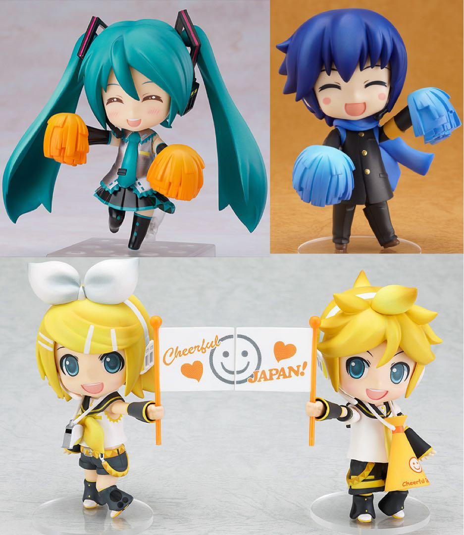 ねんどろいど 応援Ver. 初音ミク KAITO 鏡音リン 鏡音レン 未開封4点