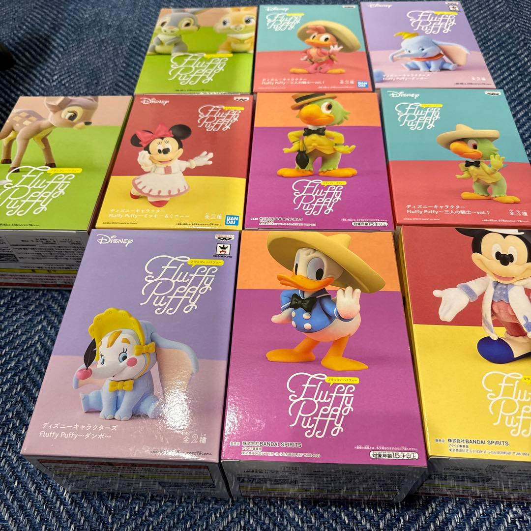 Fluffy Puffy ディズニーフィギュアセット