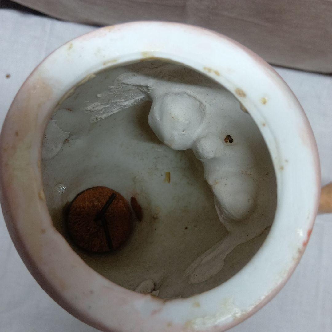 ♥色白で可愛いお顔のアンティーク　ビスクドール　ハンドベルグ　DEP （難有り）