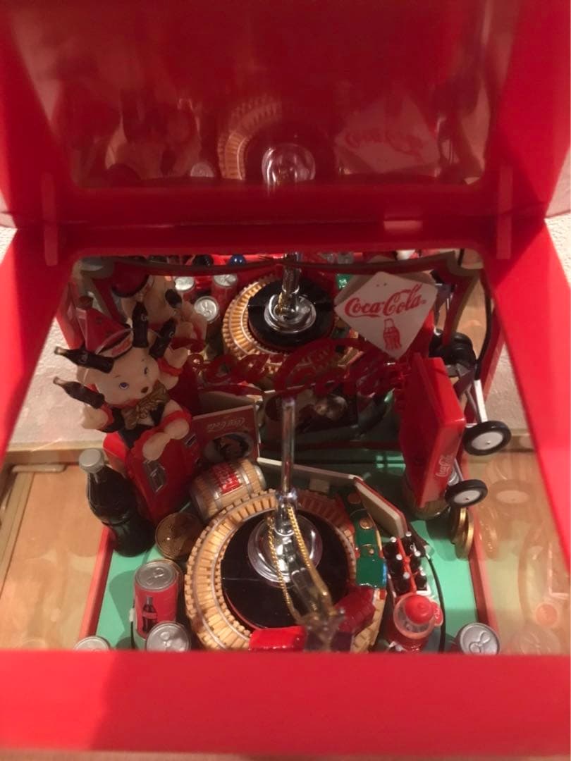 希少‼︎ コカコーラ　クレーンゲーム型　オルゴール　貯金箱