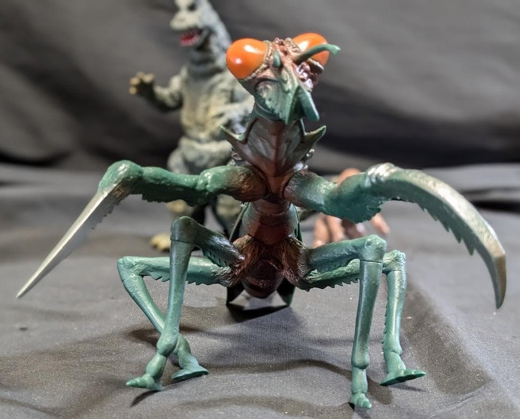 ゴジラ＆ミニラ＆カマキラス「ゴジラの息子」（Ｙ・ＭＳF）ソフビ３体セット