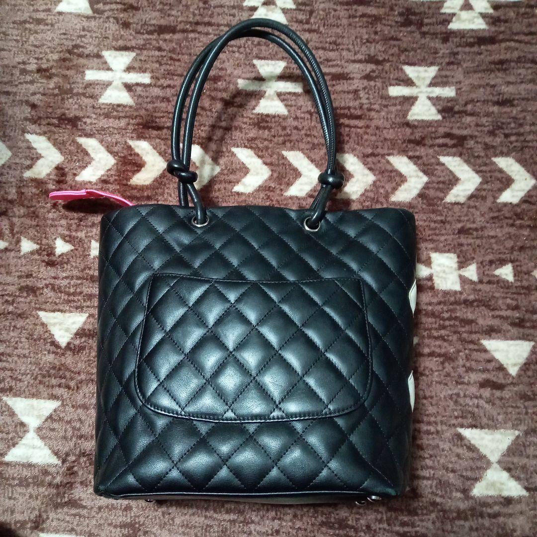 ル*ス様 ☆最終価格☆超美品CHANEL カンボンラインハンドバッグ 黒