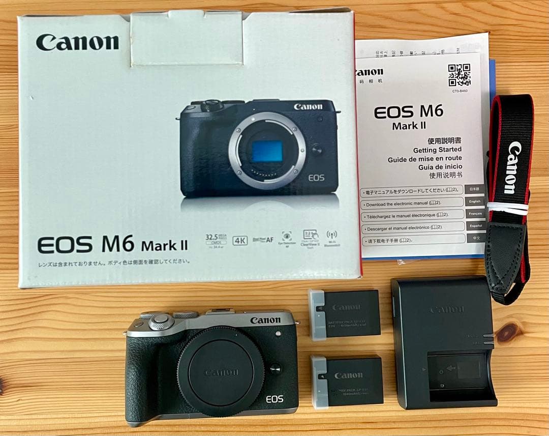 o*r様 Canon EOS M6 Mark II 本体 + 予備バッテリー1個