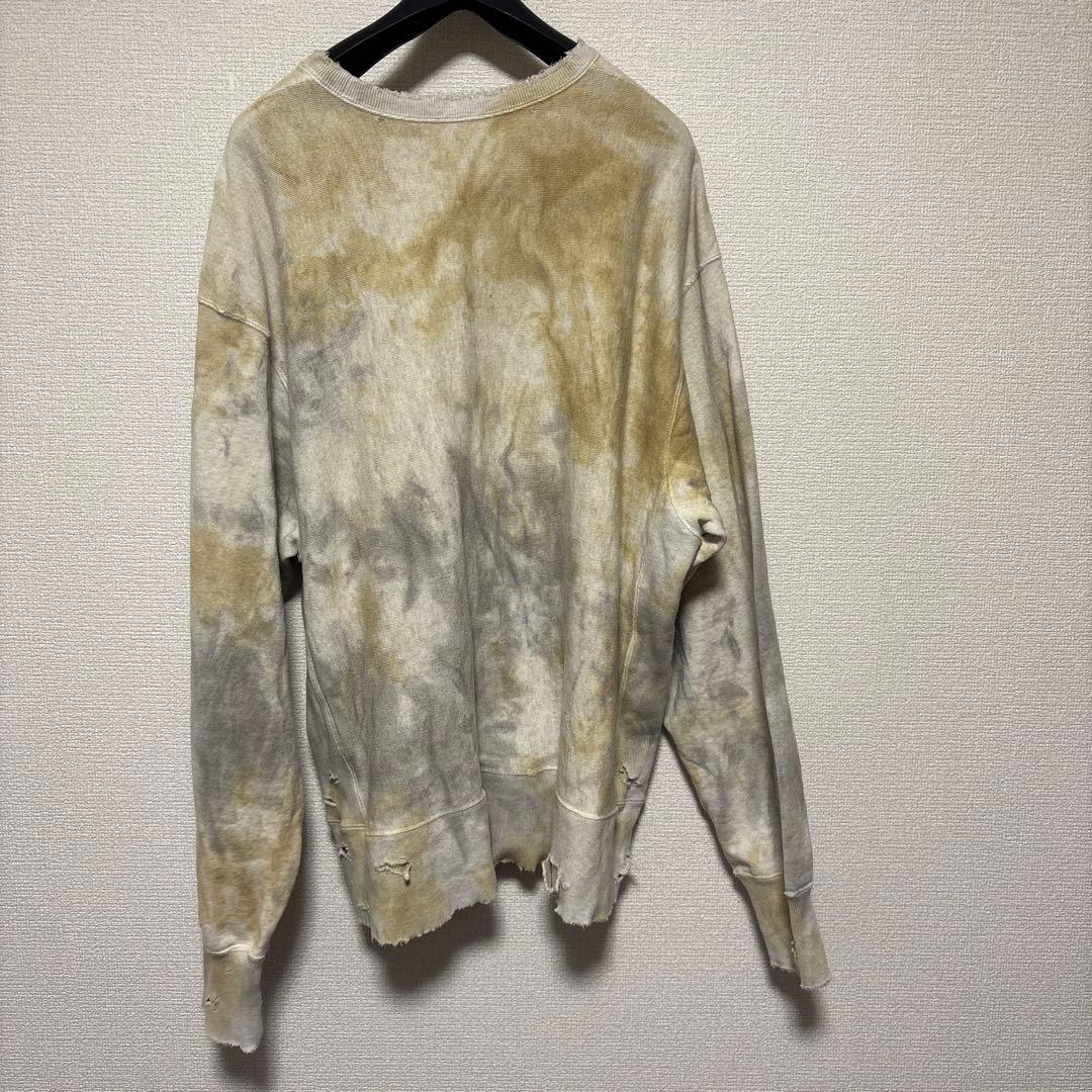 トップス 24ss ANCELLM MARBLING SWEAT SHIRT 2