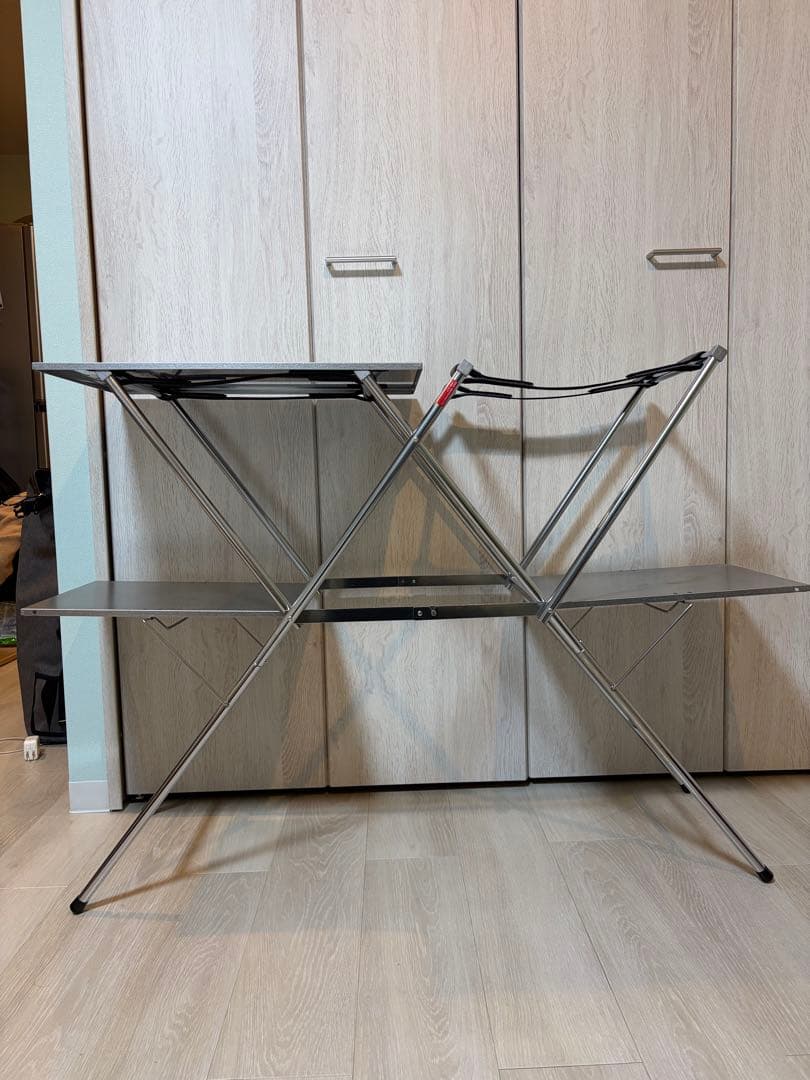 UNIFLAME アウトドアテーブル シルバー