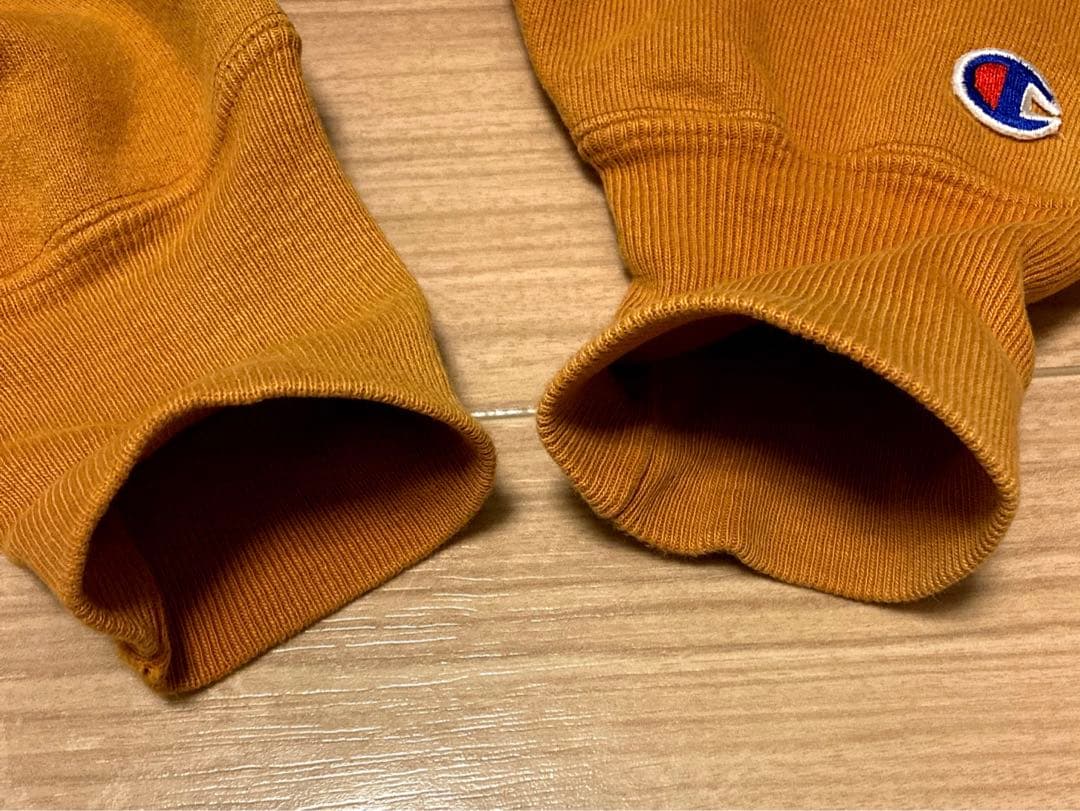 90s USA製 Champion reverse weave マスタード