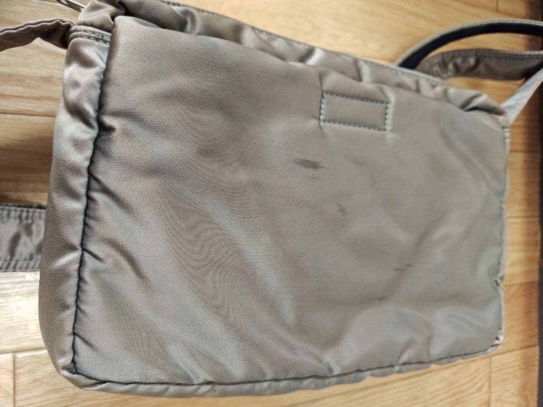 希少 廃盤 PORTER タンカー ショルダーバッグ 2層 グレー 玉虫色 茶