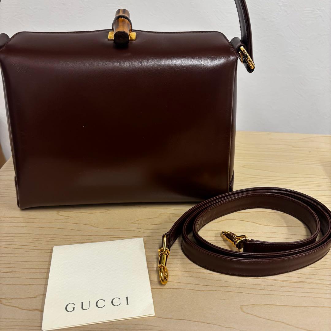 GUCCI グッチ バンブーターンロック 2WAYバッグ