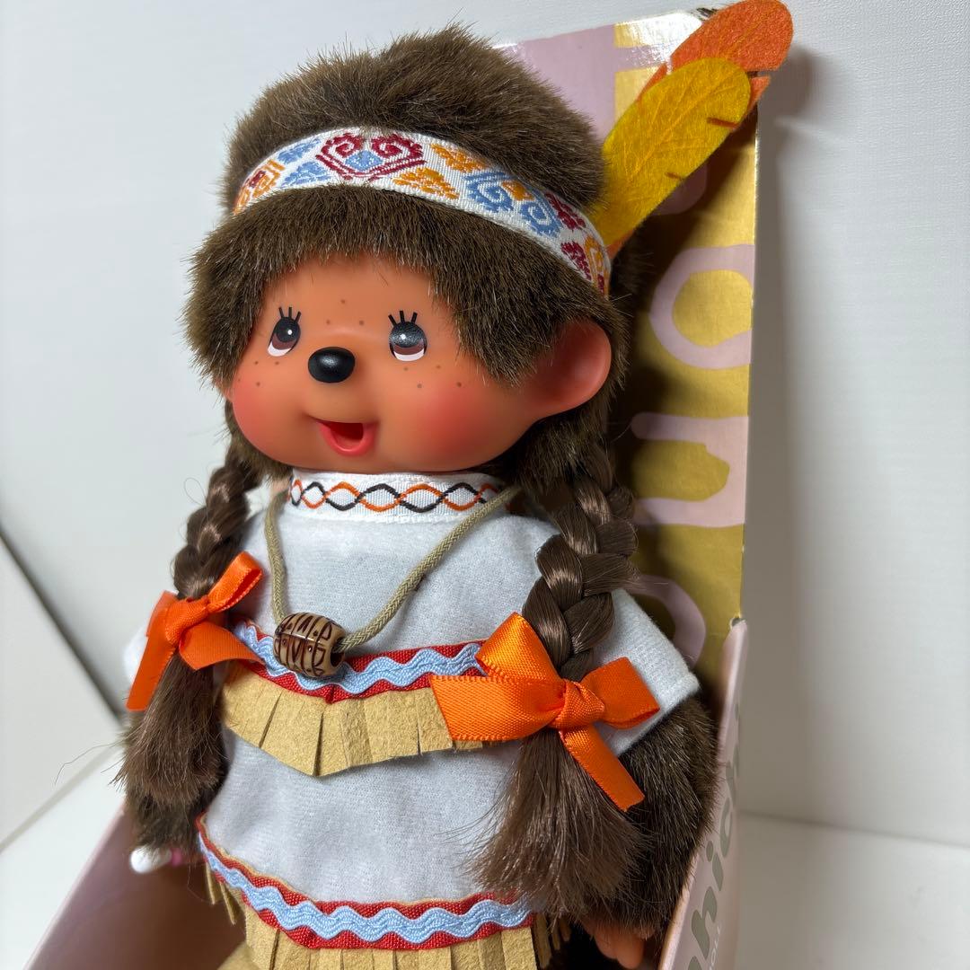 新品 2009年発売 インディアン 女の子 モンチッチ 3104