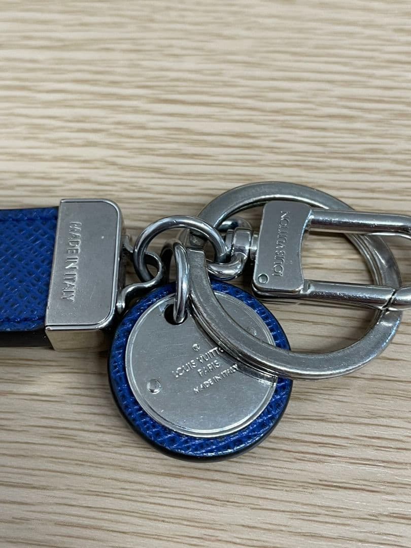 こ*く様 ルイヴィトン　キーリング　LOUIS VUITTON 　青