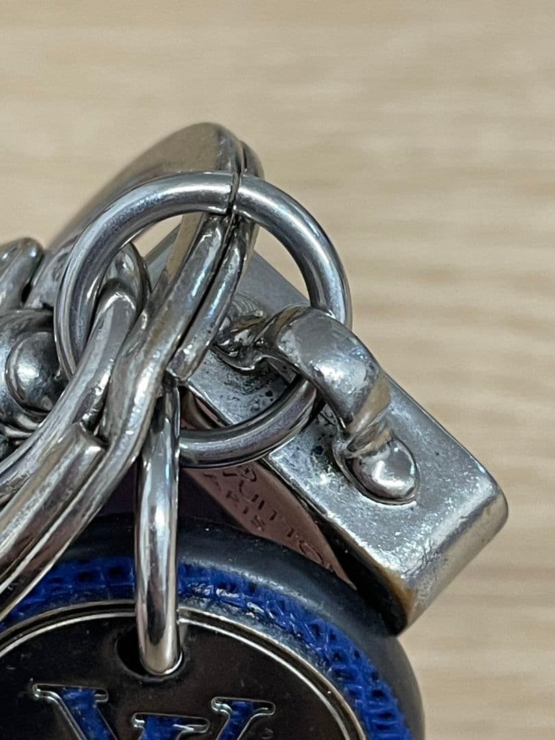 こ*く様 ルイヴィトン　キーリング　LOUIS VUITTON 　青